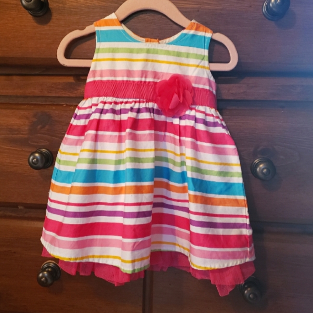Children's Place Striped Dress. 9 to 12 months